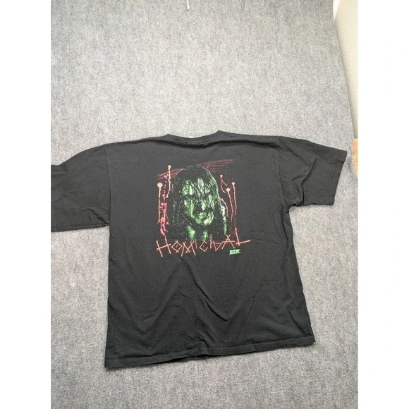 Sabu ECW Extreme Championship Wrestling T Shirt Mens‎ XXL Black Homicidal RARE - Picture 2 of 14